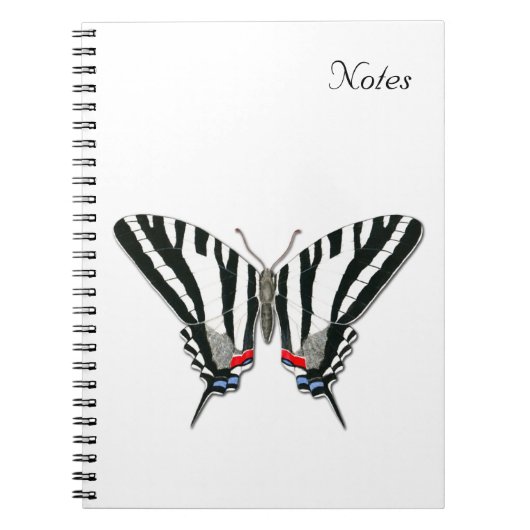 Carnet à papillon Zebra Swallowtail (Devant)