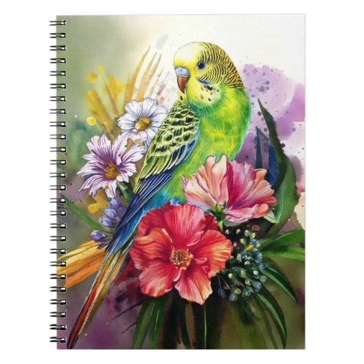 Carnet à perruques et fleurs (Devant)