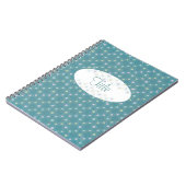 Carnet À petits pois (pastels/turquoises) (Côté gauche)