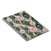 Carnet à plumes de Paon Royal (Côté Droit)
