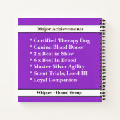 Carnet [À propos de mon chien] Dossiers d'vétérinaire, Jo (Dos)