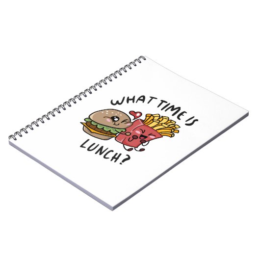 Carnet À quelle heure est le déjeuner (Côté gauche)