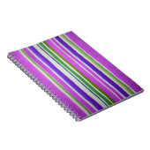 Carnet à rayures multicolores (Côté Droit)