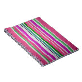 Carnet à rayures multicolores (Côté Droit)