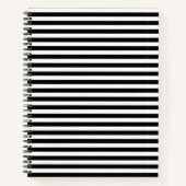 Carnet à rayures noir/blanc (Devant)