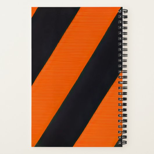 carnet à rayures orange (Verso)