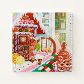 CARNET À RELIER EN SPIRALE GINGERBREAD SURPRISE 8, (Dos)