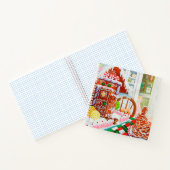 CARNET À RELIER EN SPIRALE GINGERBREAD SURPRISE 8, (Intérieur)