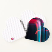 Carnet à reliure spirale en forme de cœur (Intérieur)