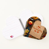 Carnet à reliure spirale en forme de cœur (Intérieur)