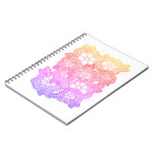 Carnet à reliure spirale FLORAL KNIT 6,5x8,75 (Côté gauche)