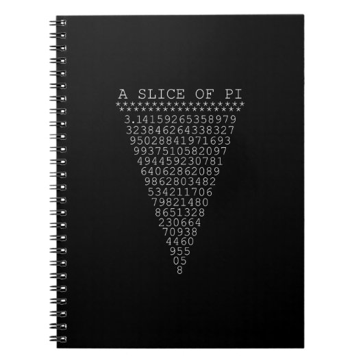 Carnet A Slice of Pi Digits (Devant)