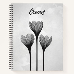 Carnet à spiraal aanpasbaar // Crocus Notitieboek
