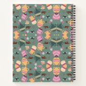 Carnet A spiral-bound notebook with a playful pattern (Dos)