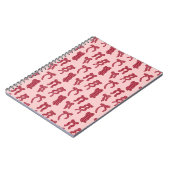 Carnet à spirale avec design de nœuds élégants (Côté gauche)
