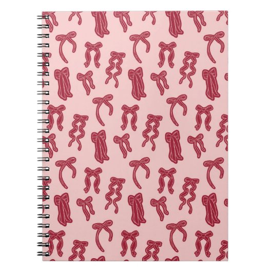 Carnet à spirale avec design de nœuds élégants (Devant)