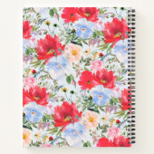 Carnet à spirale bleu-rouge (Dos)