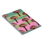 Carnet à spirale Champignons & Rayuresok (Côté Droit)