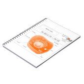 Carnet à spirale de cellules de produits (Côté gauche)