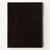 Carnet à spirale de faucon vapeur (Dos)