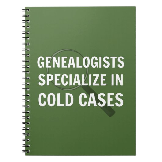 Carnet à spirale de généalogie (vert) (Devant)