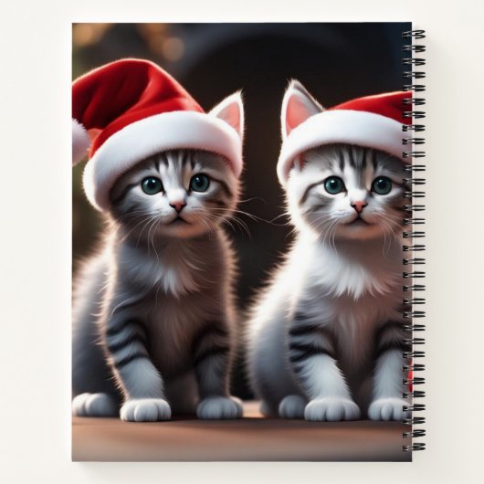 Carnet à spirale de Kitten Holiday (Dos)