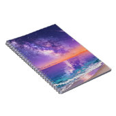 Carnet à spirale de l'océan céleste (Côté Droit)