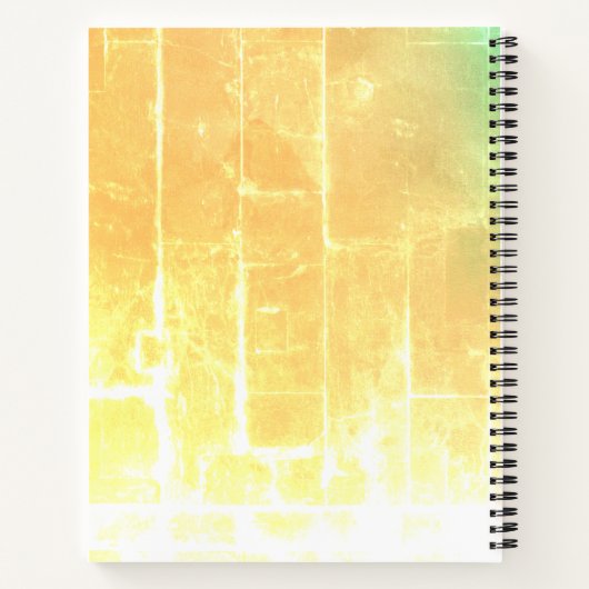 Carnet à spirale de mode d'été (Dos)