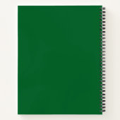 Carnet à spirale de plage tropicale (Dos)