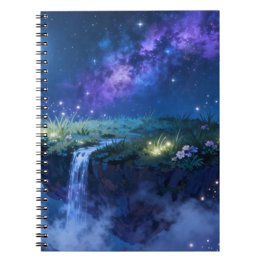 Carnet à spirale des Chutes Célestes (Devant)