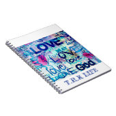 CARNET À SPIRALE DIEU EST AMOUR (NEUF) (Côté Droit)