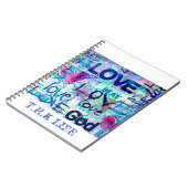 CARNET À SPIRALE DIEU EST AMOUR (NEUF) (Côté gauche)