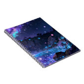 Carnet à spirale du lac céleste nocturne (Côté Droit)