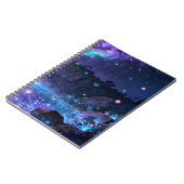 Carnet à spirale du lac céleste nocturne (Côté gauche)