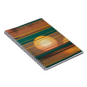Carnet à spirale esthétique Lignes de coucher de s (Côté Droit)