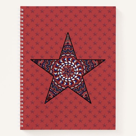Carnet à spirale Étoile de l'Indépendance (Devant)