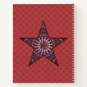 Carnet à spirale Étoile de l'Indépendance (Dos)