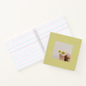 Carnet à spirale Fingertip Daisy – Esthétique Douc (Intérieur)