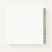 Carnet à spirale floral Wonky Zoo (Dos)