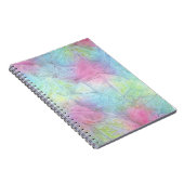Carnet à spirale flou multicolore (Côté Droit)