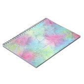 Carnet à spirale flou multicolore (Côté gauche)