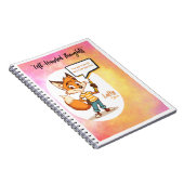 📓🦊 Carnet à spirale Lefty™ - Pensées gauchères (Côté Droit)