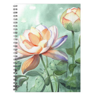 Carnet à spirale Lotus