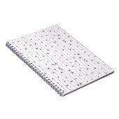 Carnet à spirale Minimaliste Étoiles Célestes (Côté Droit)