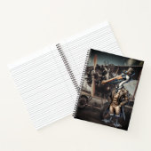 Carnet à spirale pélican vapeur (Intérieur)