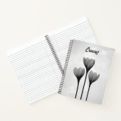 Carnet à spirale personnalisable // Crocus (Intérieur)