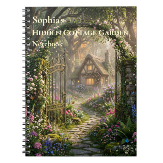Carnet à spirale personnalisé pour jardin de cotta