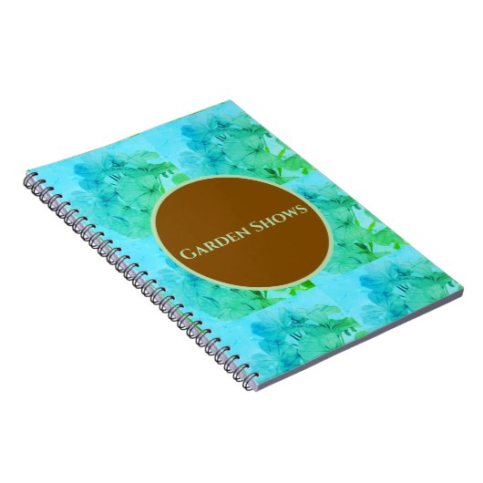 Carnet à spirale pour les expositions de jardin (Côté Droit)