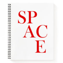 Carnet à spirale spatial
