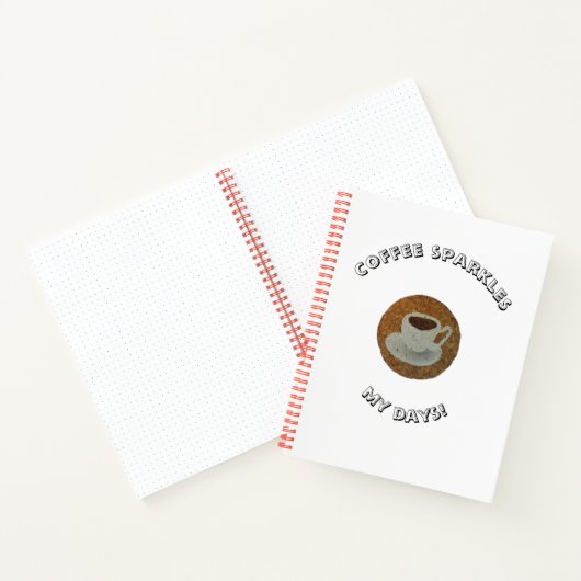 Carnet à spirale Tasse à café (Intérieur)
